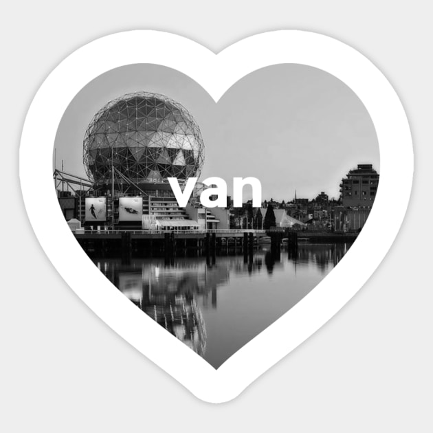 Vancouver Sticker by HeartTees